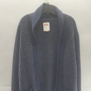 Levi's Knitted Cardigan Blue - Medium